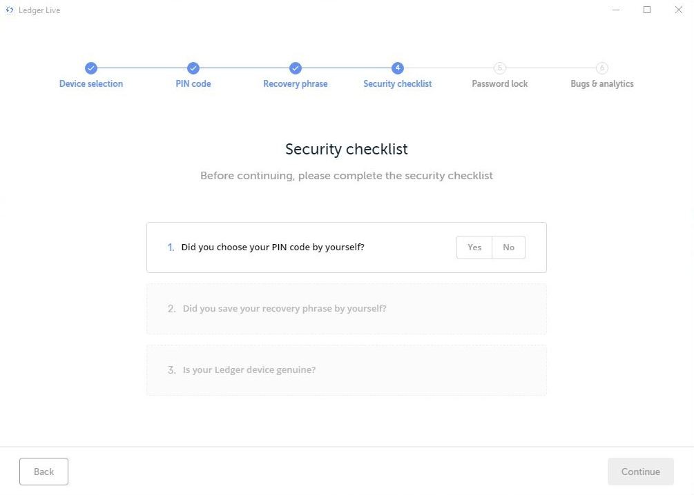 Ledger Live - Security